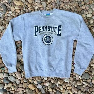 Champion Penn State University Heather Gray Crewneck Sweater
